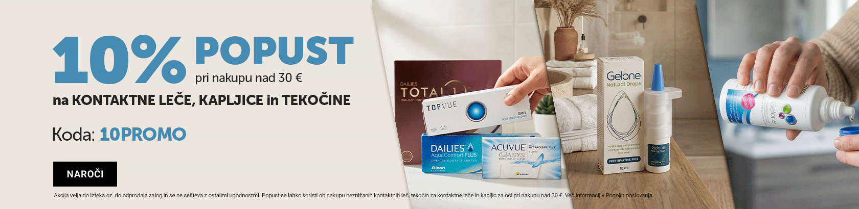 -10% leče kaplice tekočine DANES