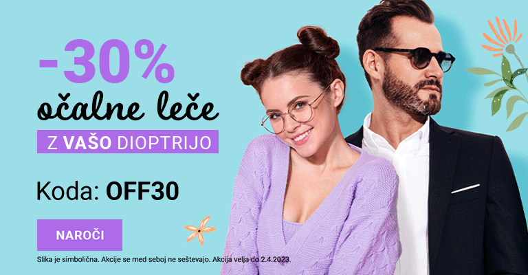 -30% očalne leče