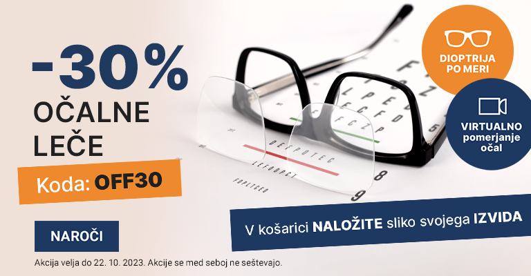 -30% očalne leče