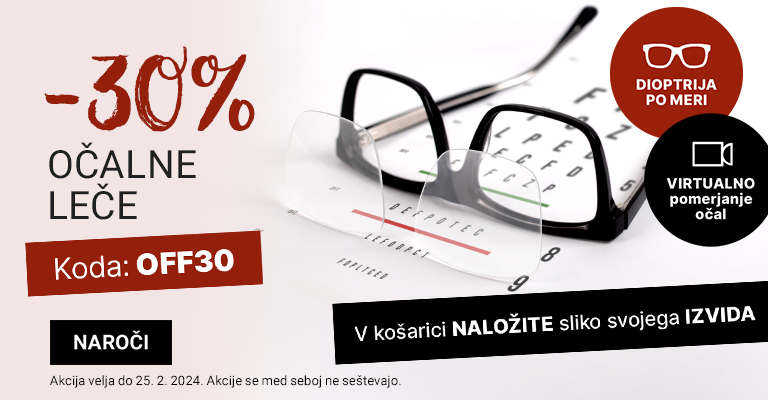 -30% očalne leče
