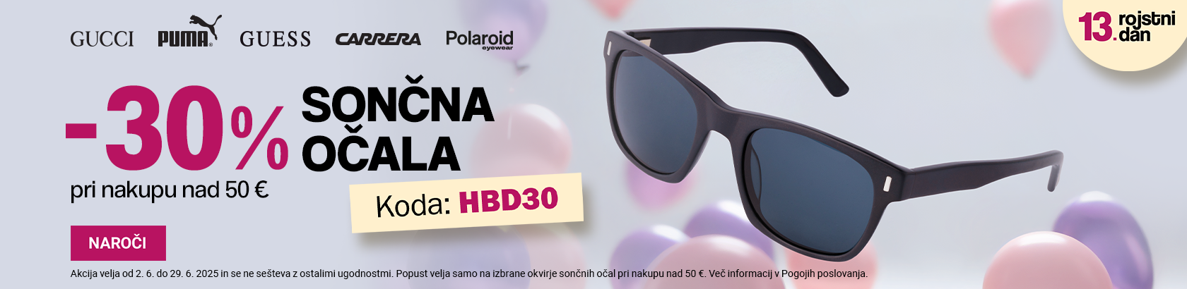 -30% Sončna očala