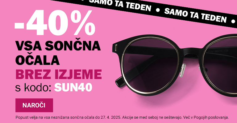 Flash ponudba na sončna očala