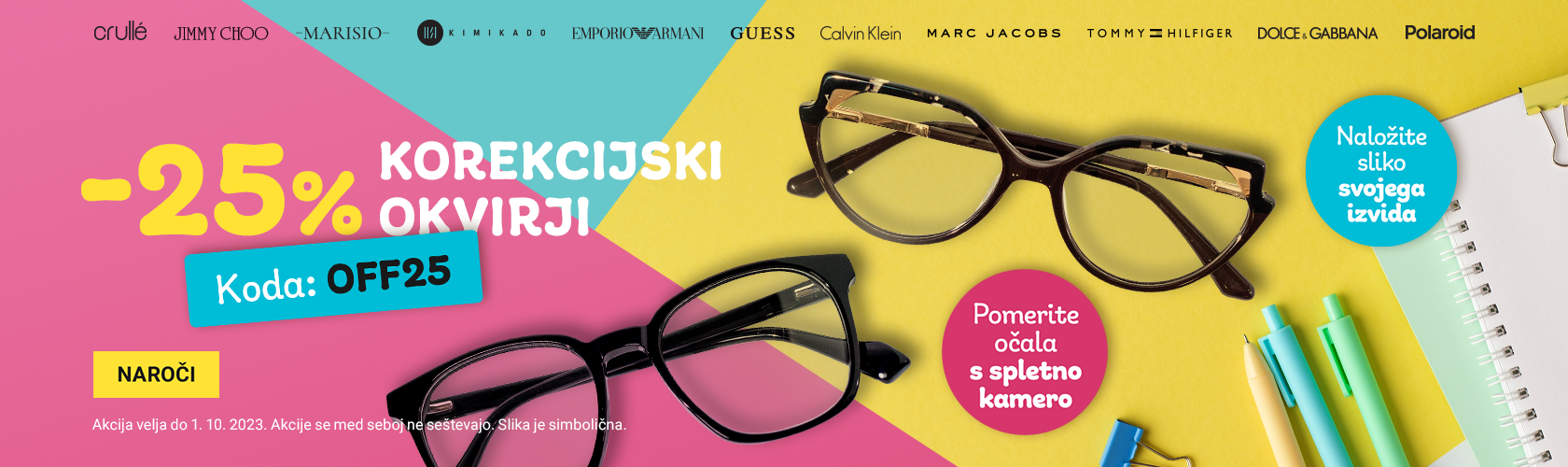 -25% Korekcijski Okvirji