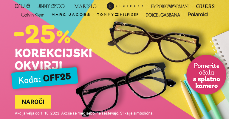 -25% Korekcijski Okvjiri