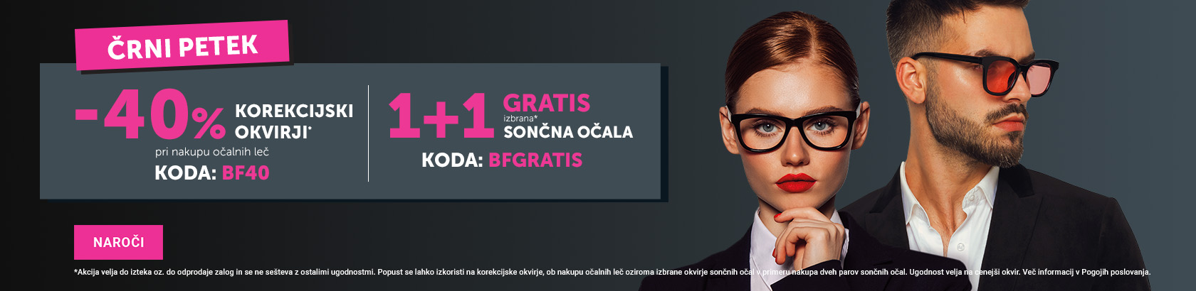 1+1 Gratis -40% off