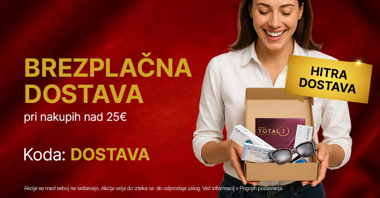 Brezplačna dostava pri nakupih nad 25€