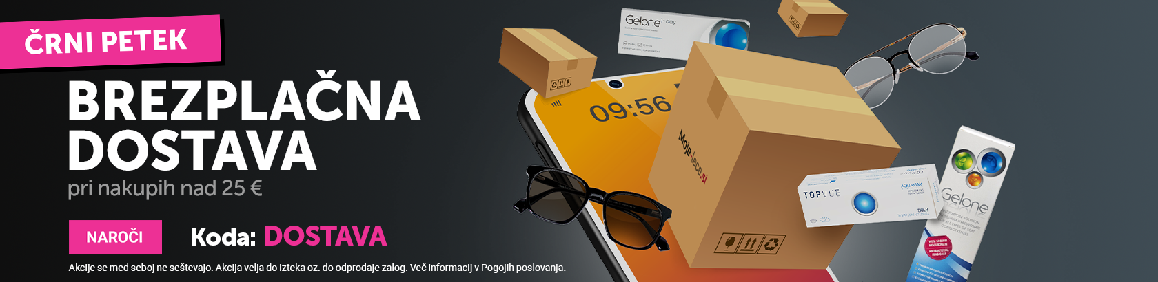 Brezplačna dostava pri nakupih nad 25€