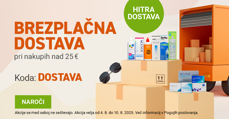 Brezplačna dostava pri nakupih nad 25€