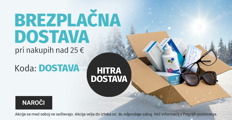Brezplačna dostava pri nakupih nad 25€