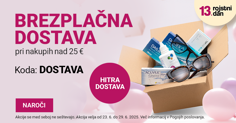 Brezplačna dostava pri nakupih nad 25€