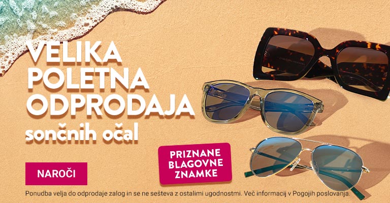 Velika poletna odprodaja sončnih očal
