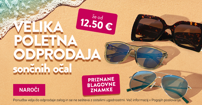 Velika poletna odprodaja sončnih očal
