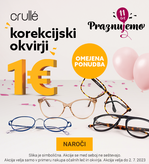 Crullé Korekcijska okvirji 1€