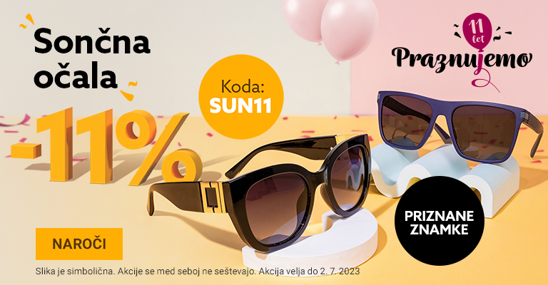 -11% Sončna očala - Rojstni dan