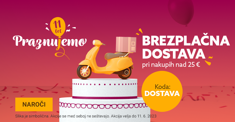 Brezplačna dostava pri nakupih nad 25€ - Rojstni Dan