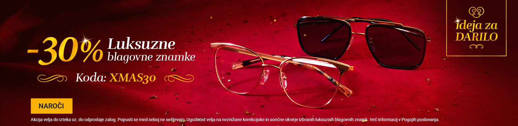 -30% selected luxury brands frames