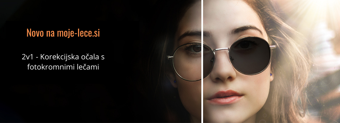 Očala s fotokromnimi lečami