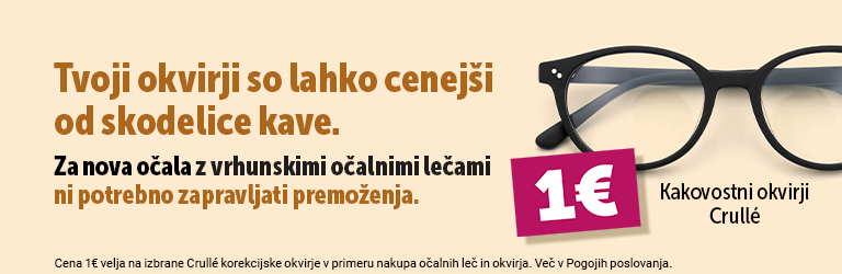 Crullé 1€ mobile banner