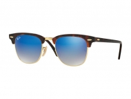 Ray-Ban CLUBMASTER FLASH LENSES RB3016 990/7Q Browline sončna očala - Ray-Ban CLUBMASTER FLASH LENSES RB3016 990/7Q