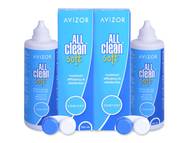 Tekočina Avizor All Clean Soft 2x350 ml Paketi tekočin za kontaktne leče - Tekočina Avizor All Clean Soft 2x350 ml