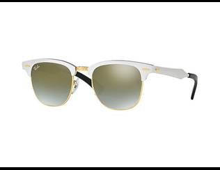 Ray-Ban CLUBMASTER ALUMINUM RB3507 137/9J Browline sončna očala - Ray-Ban CLUBMASTER ALUMINUM RB3507 137/9J