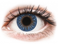 TopVue Color - True Sapphire - z dioptrijo (2 leči) Modre kontaktne leče - z dioptrijo - TopVue Color - True Sapphire - z dioptrijo (2 leči)