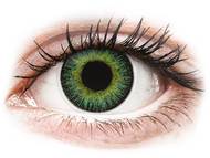 ColourVUE Fusion Green Yellow - brez dioptrije (2 leči) Rumene kontaktne leče - brez dioptrije - ColourVUE Fusion Green Yellow - brez dioptrije (2 leči)