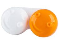 Škatlica 3D - orange Škatlice za kontaktne leče - Škatlica 3D - orange