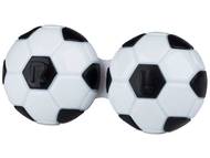 Škatlica Football - black Škatlice za kontaktne leče - Škatlica Football - black
