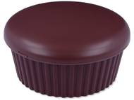 Škatlica z ogledalom Muffin - rjava Škatlice za leče z ogledalom - Škatlica z ogledalom Muffin - rjava