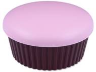 Škatlica z ogledalom Muffin - roza Škatlice za leče z ogledalom - Škatlica z ogledalom Muffin - roza