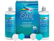 Tekočina SoloCare Aqua 2 x 360ml Paketi tekočin za kontaktne leče - Tekočina SoloCare Aqua 2 x 360ml