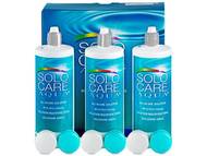 Tekočina SoloCare Aqua 3 x 360 ml Paketi tekočin za kontaktne leče - Tekočina SoloCare Aqua 3 x 360 ml